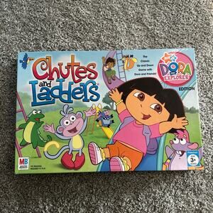 Dora the Explorer Chutes and Ladders COMPLETE Milton Bradley 2005 Kids